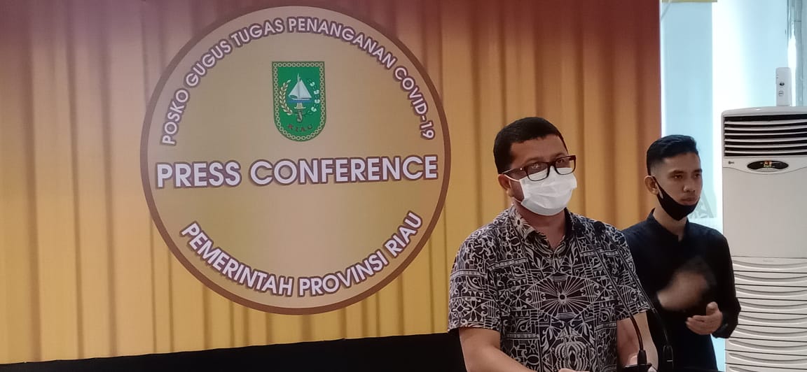 Tiga Kasus Positif Hari ini, Dua Warga Riau, Satu Warga Sumsel
