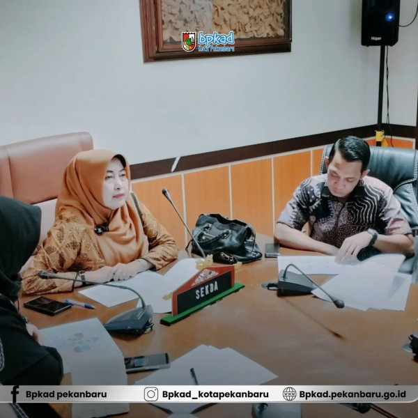 Kepala BPKAD Kota Pekanbaru Hadiri Rapat Koordinasi Penyelesaian Aset Bermasalah Tahun 2024 di Wilayah Riau secara Virtual