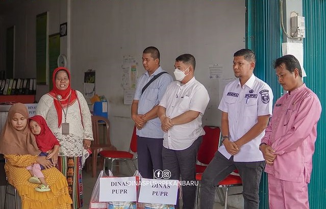 Dinas PUPR Pekanbaru Berikan Bantuan Asupan Gizi Makanan