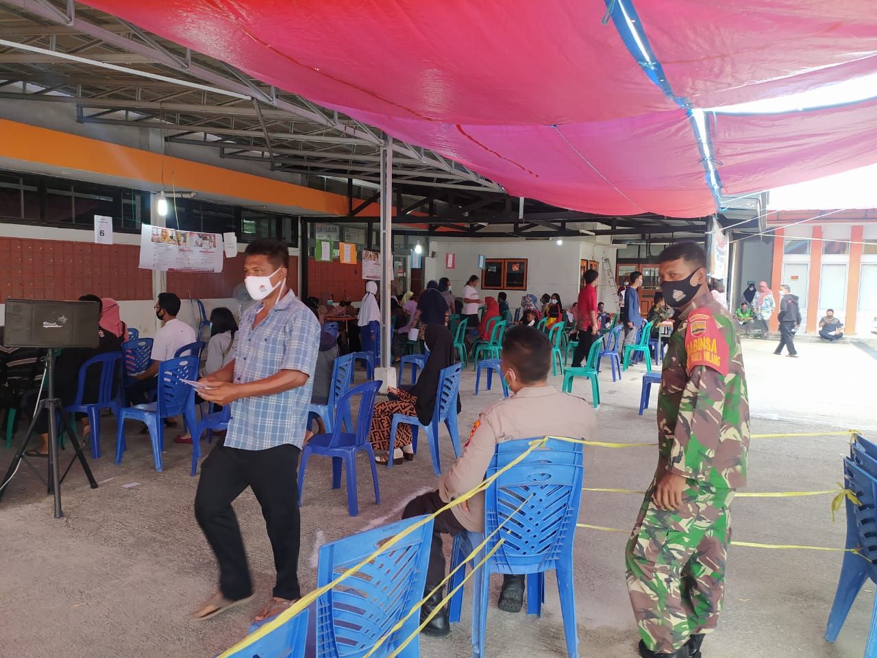 Serda Khairuddin Dampingi 145 Warga Penerima BST Tahap 3 dan 4 dari Kemensos RI