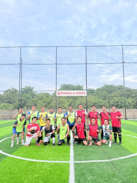Jalin Silaturahmi, KONI Pekanbaru -KSMI Pekanbaru Gelar Laga Fun Mini Soccer