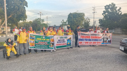 Bonus Prestasi Tak Kunjung Cair Pemprov Riau, Puluhan Atlet Kembali Turun ke Jalan