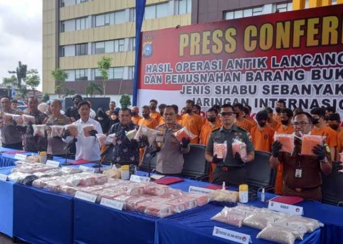 Polisi Amankan 87 Kg Sabu, Wagubri: Menunjukkan Maraknya Narkoba di Riau