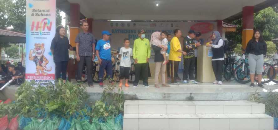 Bertabur Ratusan Hadiah, Senam dan Jalan Sehat Semarak HPN dan HUT PWI 2023 Sukses 