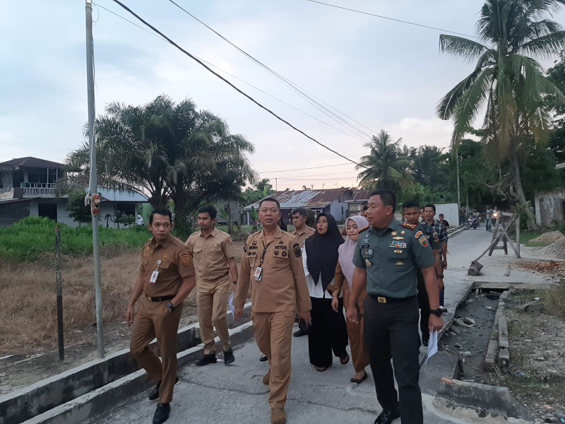 Penanganan Kawasan Kumuh di Meranti Pandak, Dinas Perkim Dukung Program TMMD 2024