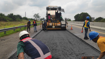 Ada Pemeliharaan Jalan, Hati-hati Lewat Tol Permai Riau