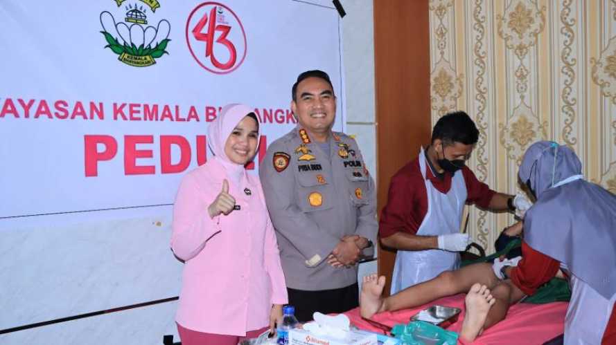 Sambut Ramadan, Polresta Pekanbaru Gelar Khitanan Massal