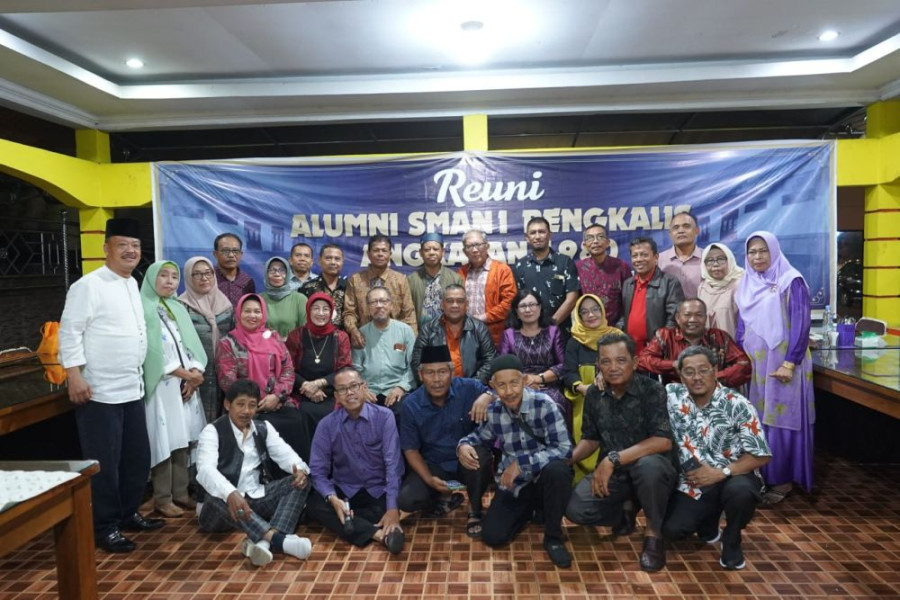 Wagubri Hadiri Reuni Alumni Angkatan 1980 SMA Negeri 1 Bengkalis
