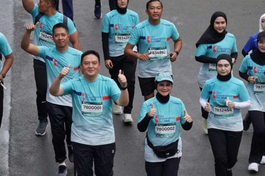 Ini Respon Kapolda Riau usai Ikut Lari Marathon Bhayangkara Run Bersama 10.000 Peserta