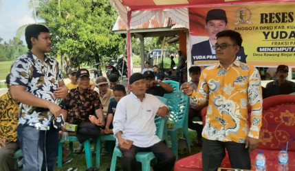 Reses di Rawang Binjai, Yuda Pratama Diserbu Aspirasi Warga dari Jalur Pacu hingga Dana KIP
