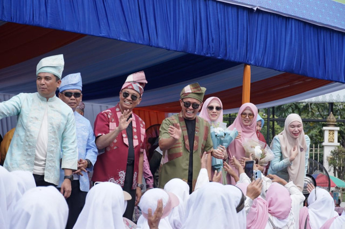 30 Ribu Peserta Meriahkan Pawai Taaruf Pembukaan MTQ ke-57