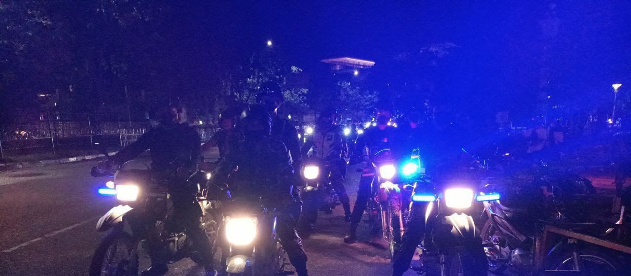 Babinsa - Brimob Polda Patroli Sinergitas TNI Polri