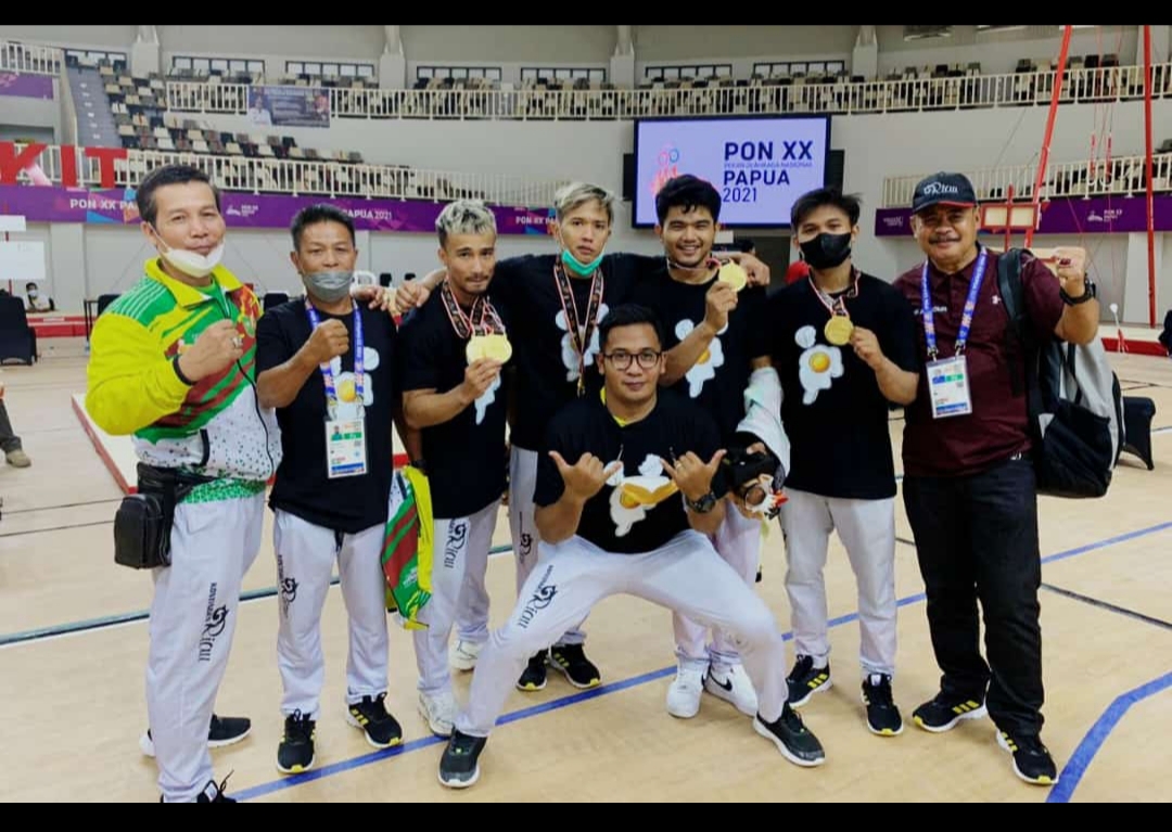 Hari Terakhir Pertandingan Di GOR  Senam Papua Bangkit , M Tri Syahputra dan Agung Suci Tantio Akbar Raih Medali Emas dan Perak