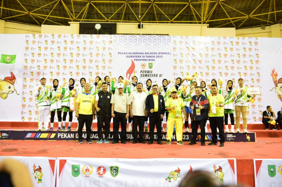 Tim Bola Tangan Putri Riau Lolos PON Aceh-Sumut 2024