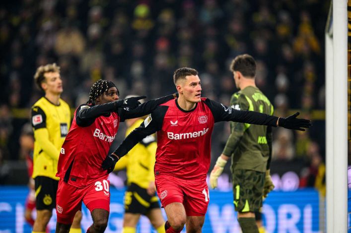 Kalahkan Dortmund 3-2, Bayer Leverkusen Dekati Munchen di Puncak Klasemen