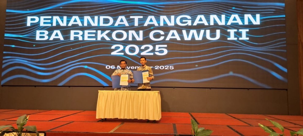 Kabid Perbendaharaan BPKAD Pekanbaru Tandatangani BA Rekon Cawu II 2025
