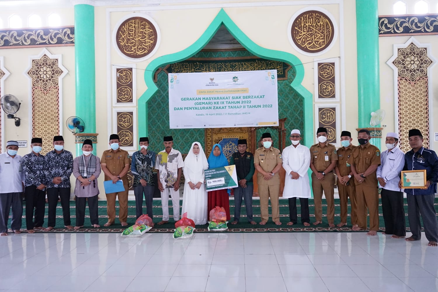 Gemar ke IX Kecamatan Kerinci Kanan, Husni Merza :  Cinta Zakat Sejahterakan Umat