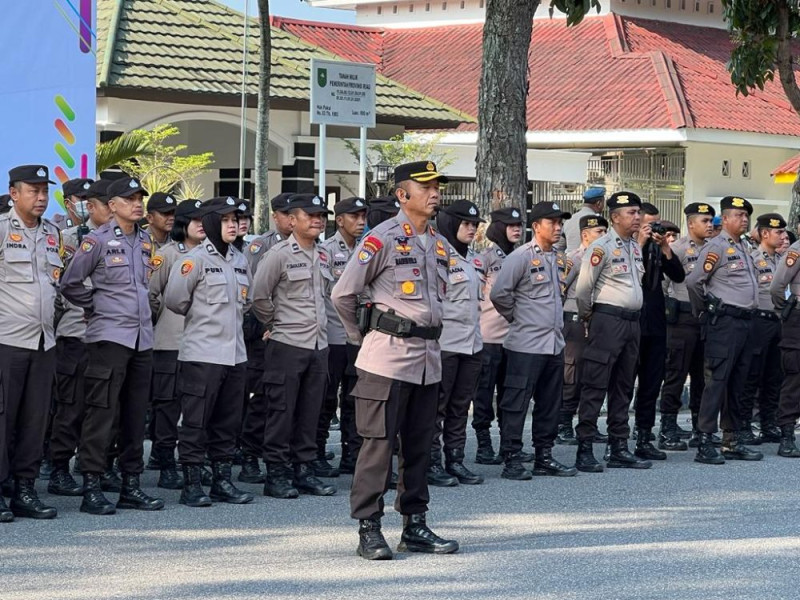 Amankan Porwil XI Sumatra, 800 Personel Gabungan Dikerahkan