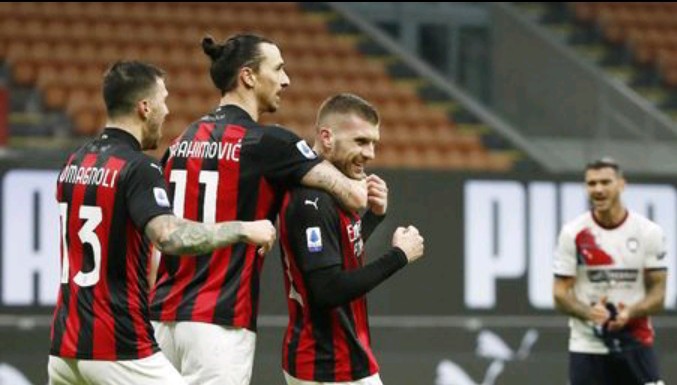 Atasi Crotone, Milan Kembali Geser Inter di Klasemen Sementara Serie A