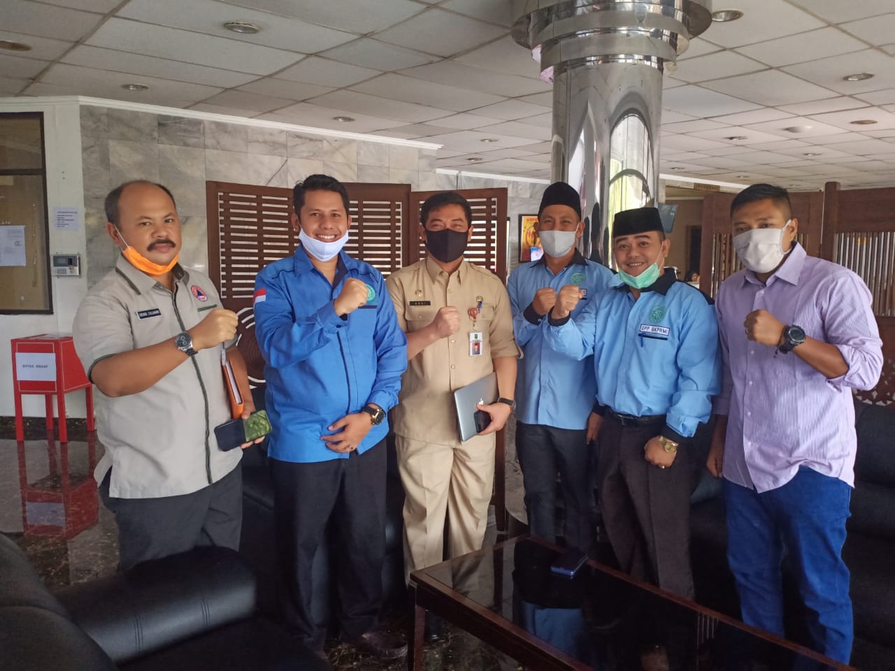 Satgas BKPRMI Kerjasama dengan  Gugus Tugas Covid-19, Bantu Cegah Penyebaran Virus Corona di Riau
