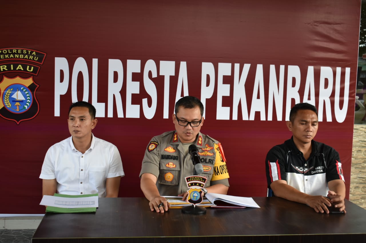 Pidana di Polresta Pekanbaru Turun 7,41 Persen di 2019