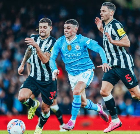 Kalahkan Newcastle 2-0, Manchester City ke Semifinal FA Cup