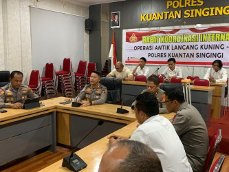 Operasi Penertiban segera Dimulai, Polres Kuansing Mantapkan Strategi Perang Narkoba