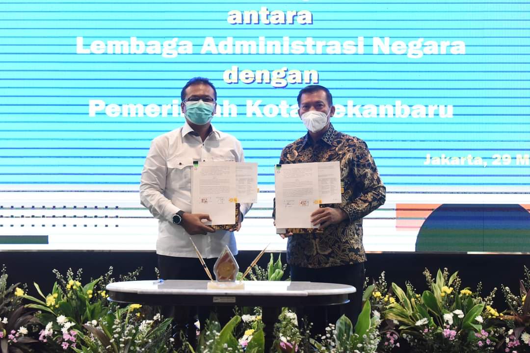 Pemko Pekanbaru Teken MoU Dengan LAN