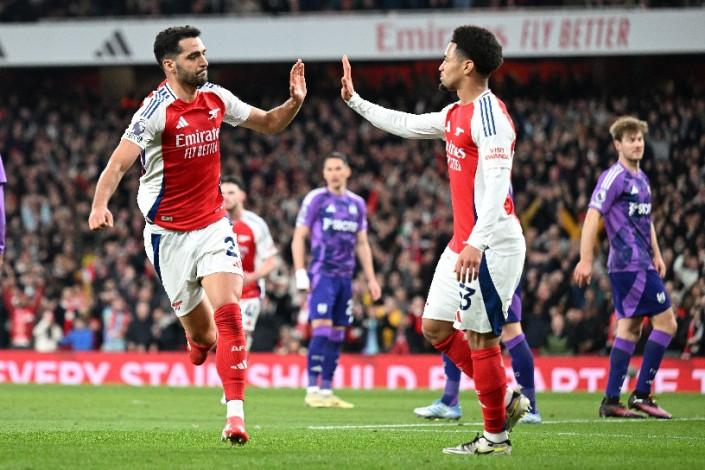 Arsenal Amankan Tiga Poin di Laga Vs Fulham, The Gunners Jaga Jarak dengan Liverpool