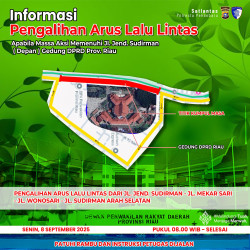 Hari Ini Ada Demo di  DPRD Riau, Polisi Alihkan Arus Lalu Lintas ke Sejumlah Titik