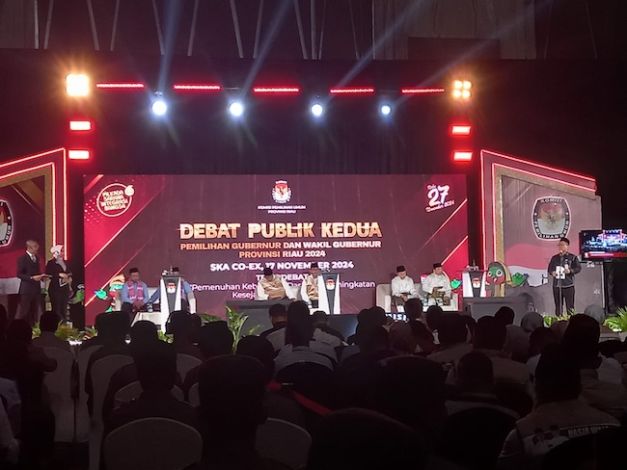 Debat Kedua Pilgubri, 3 Paslon Akan Adu Gagasan Dalam 6 Sub Tema