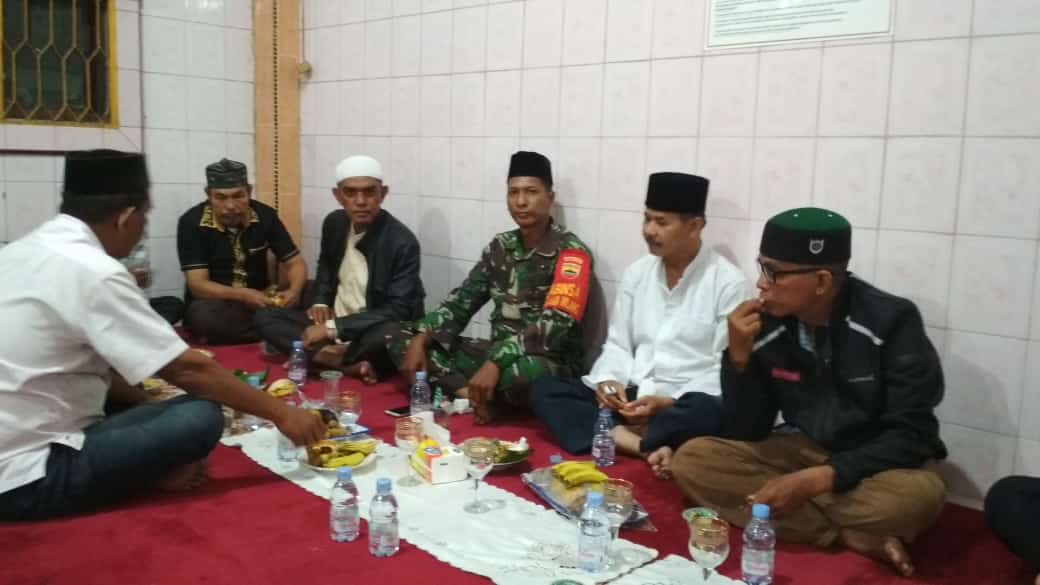 Babinsa Hadiri Maulid Nabi di Masjid Nur Hidayah 