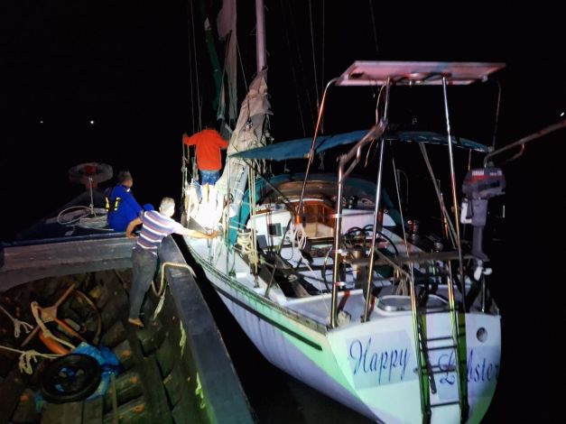 Mesin Kapal Rusak, Seorang Warga Tiongkok Terdampar di Perairan Meranti