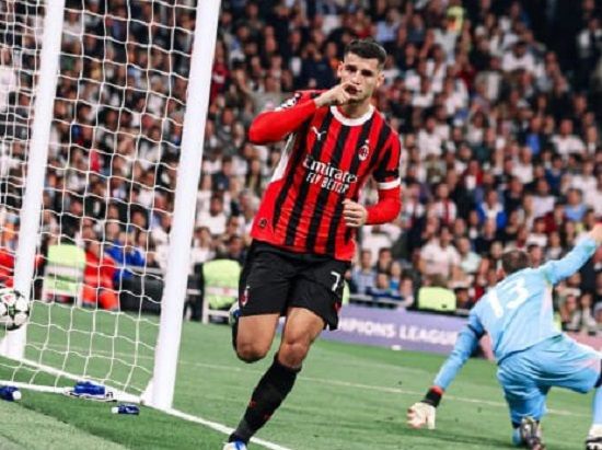 AC Milan Permalukan Real Madrid di Santiago Bernabeu, Skor Akhir 1-3
