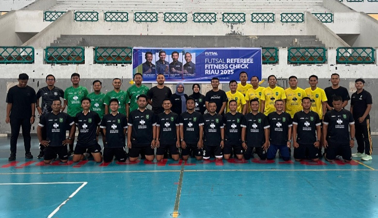 Ratusan Wasit Sepakbola dan Futsal Ikuti Fitness Check Asprov PSSI Riau