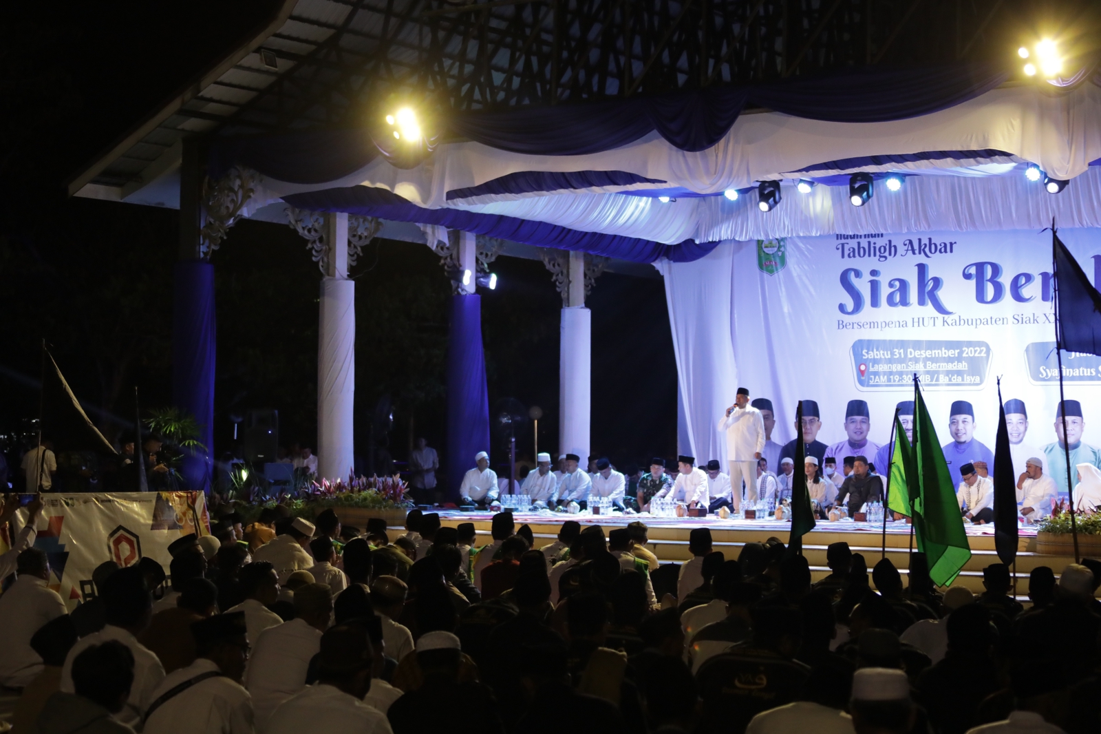 Tutup Tahun 2022, Pemkab Siak Gelar Tabligh Akbar dan Bersalawat