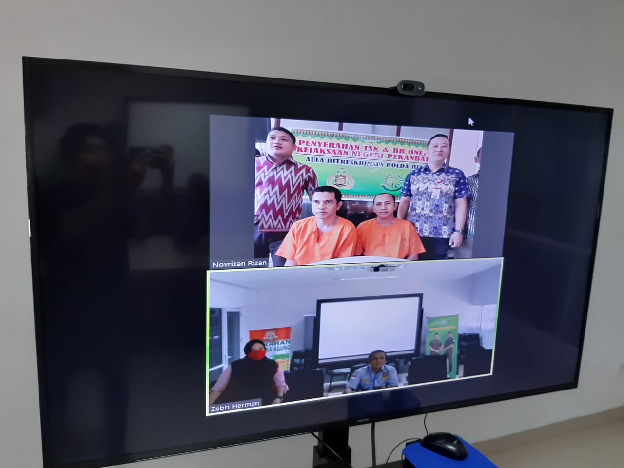 Antisipasi Penyebaran Corona, Polisi dan Jaksa Vidcon