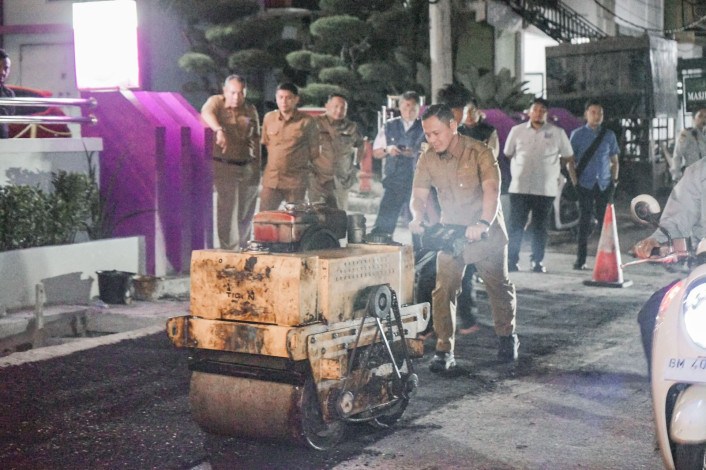 Pemko Pekanbaru Sudah Tuntaskan Overlay 23 Ruas Jalan