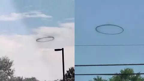 Ngeri, Amerika Dihebohkan oleh Penampakan Cincin Hitam Misterius di Langit