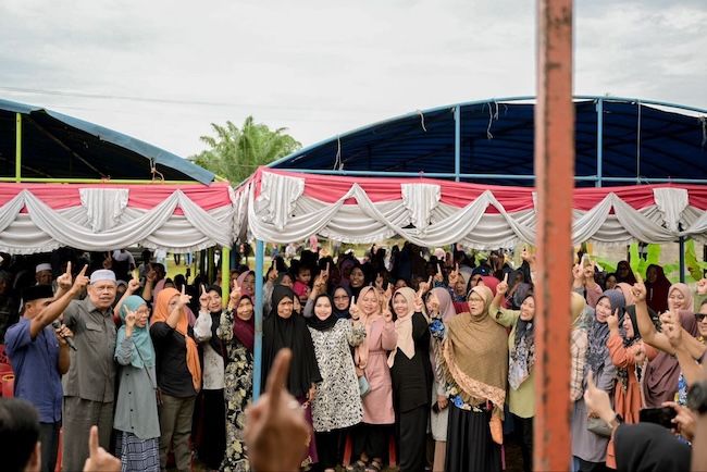 Masyarakat di Bantan, Serukan 'Lanjutkan' untuk Pembangunan Berkelanjutan
