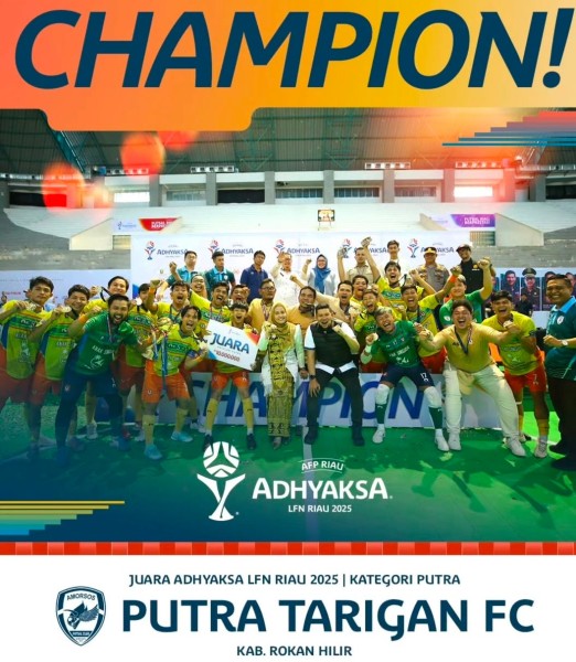 Putra Tarigan Champions, Maulana Syabirin Top Skor