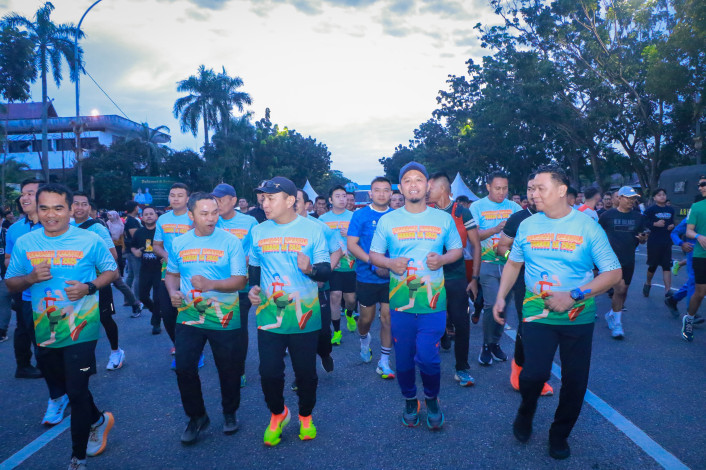 Ini Pesan Walikota Pekanbaru usai Ikuti Karhutla Fun Run
