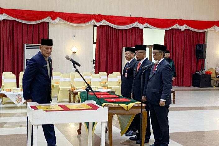 Pj Sekda Lantik Roni Bowo Leksono Jadi Kepala BRIDA Riau