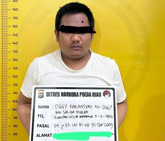 Napi di Pekanbaru Kendalikan Peredaran 5 Kg Sabu dan 1.870 Butir Ekstasi