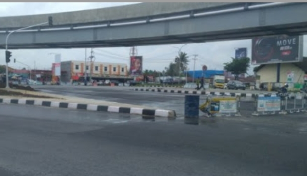Roda Dua Dilarang Gunakan Flyover di Pasar Pagi Arengka