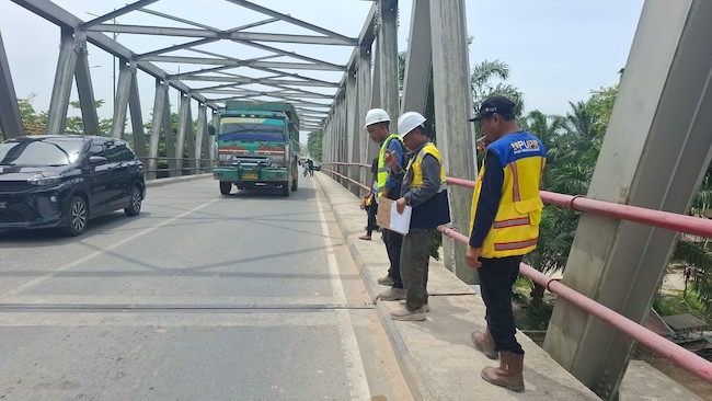 Hasil Pemeriksaan, Jembatan Siak II Pekanbaru Masih Aman Dilintasi