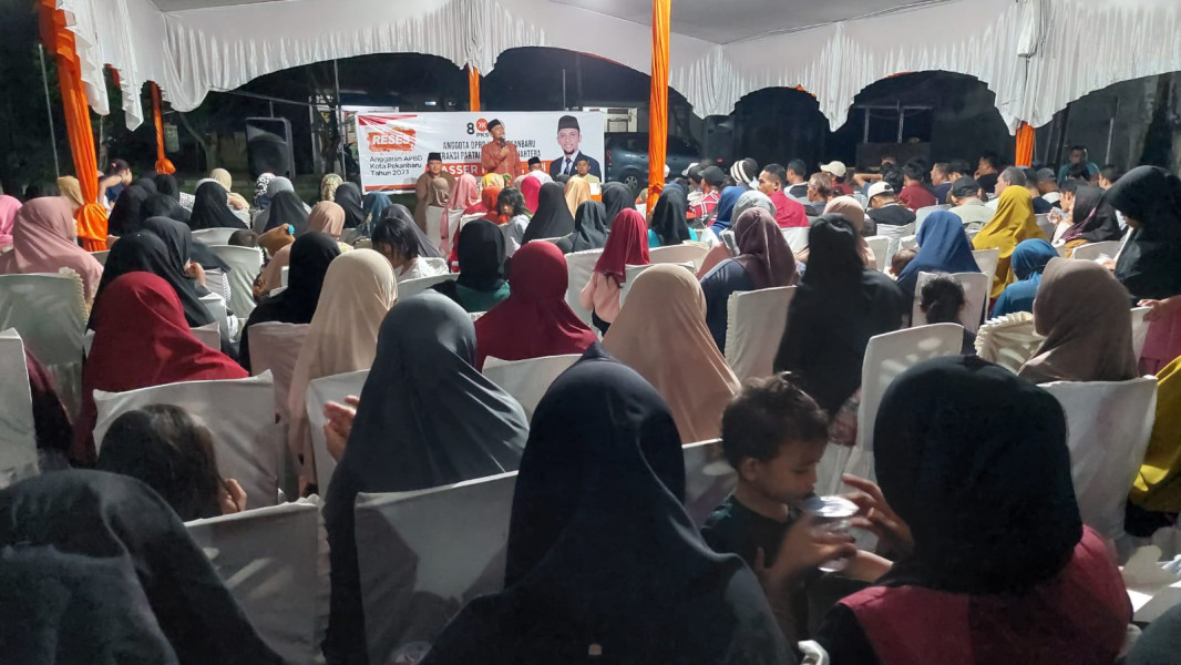 Yasser Hamidy Reses di kecamatan Bina Widya dan Tuah Madani Jemput Aspirasi