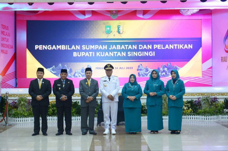 Gubernur Riau Minta Bupati Kuansing Gesa Penyerapan APBD