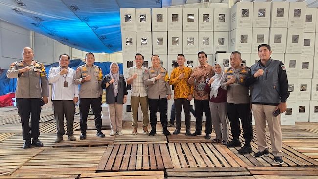 Logistik Pilkada Pekanbaru Dijaga Ketat