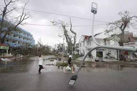 Korban Tewas Akibat Topan Yagi di Vietnam Capai 87 Orang, 70 Hilang
